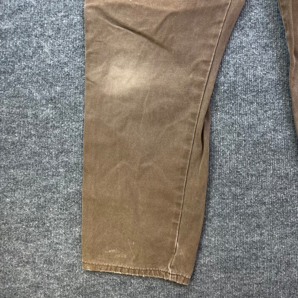 Dickies Carpenter Pants Men's Brown Canvas High Rise Relaxed Workwear - 38X29.5 - Picture 10 of 16